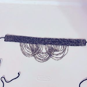 Choker beaded necklace